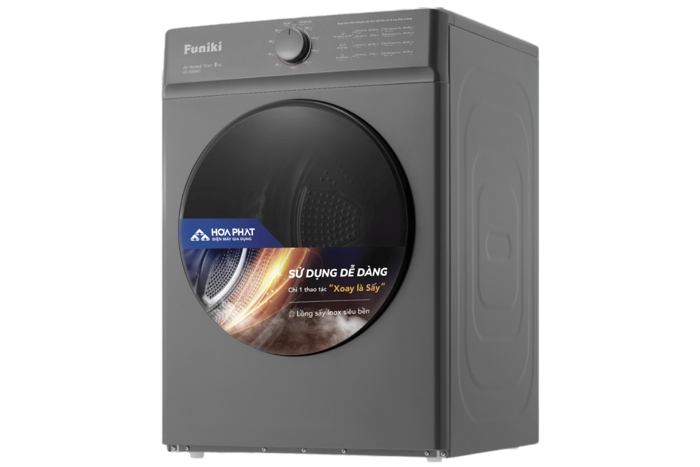 Máy sấy thông hơi Funiki 8 kg HD V680AG